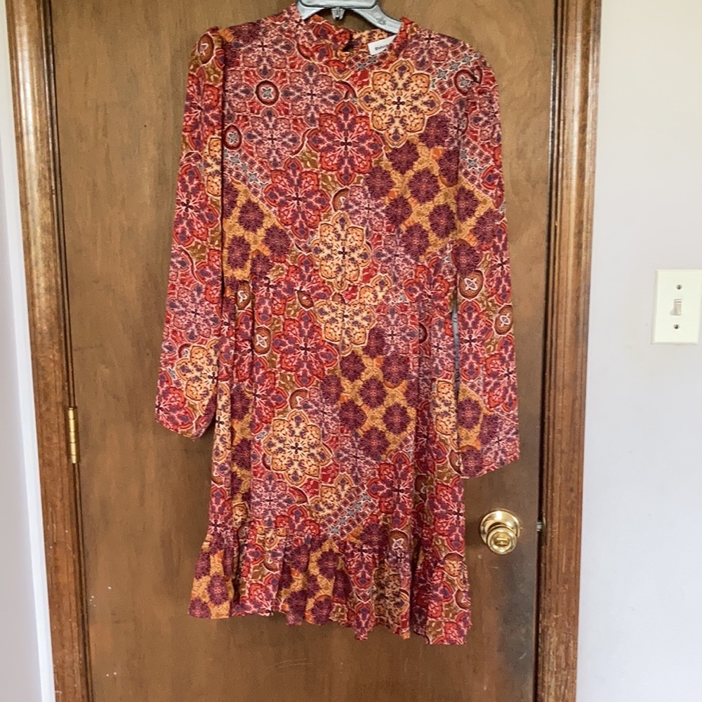 Relist10/9❌Emma & Michele boho floral print dress size M - Picture 12 of 17